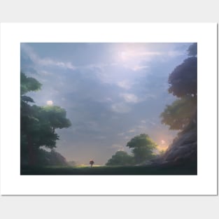 landscape pictures for wall soft Posters and Art